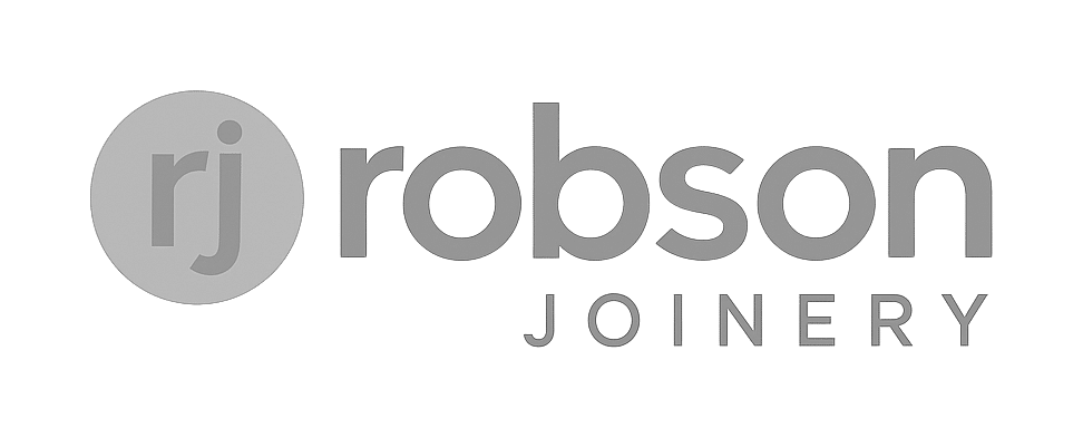 robson joinery logo upscaled transparent light greyscale